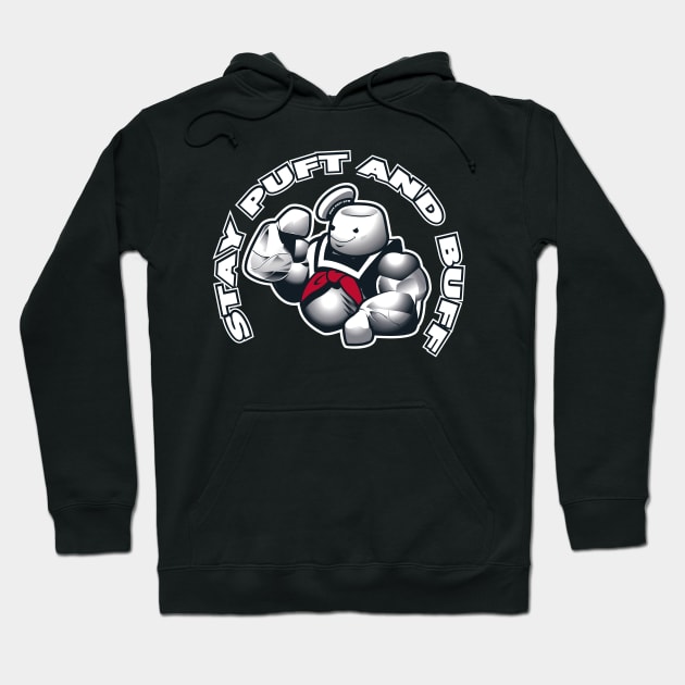 Stay Puft and Buff Hoodie by Spikeani